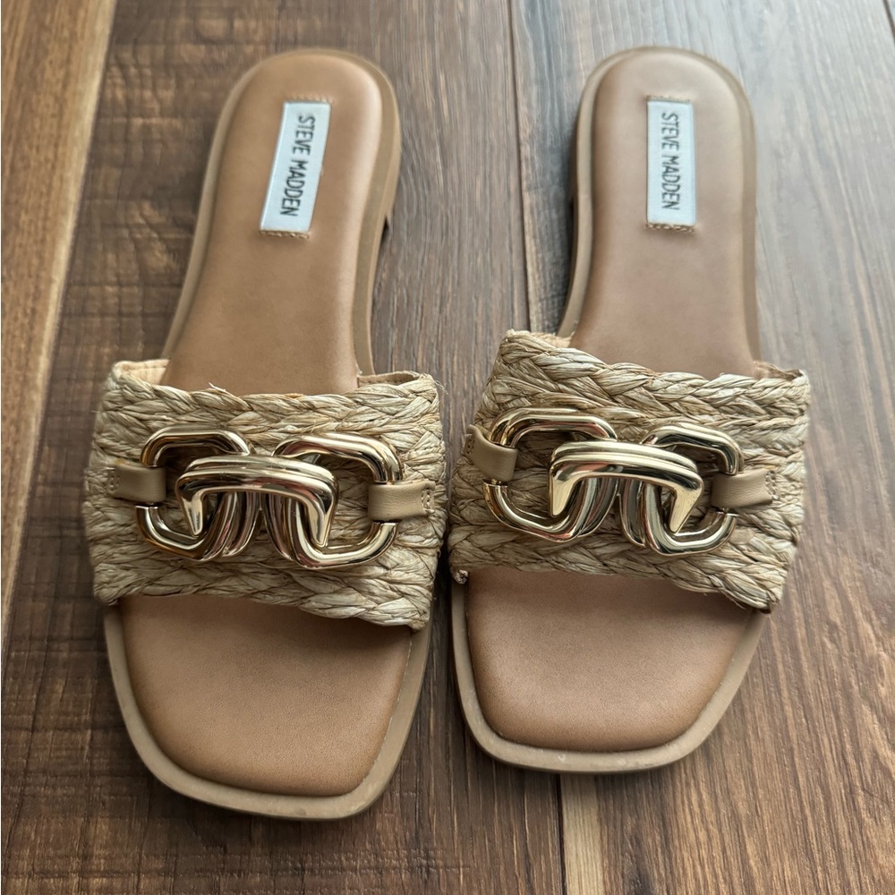 Gene Raffia Steve Madden Sandals